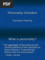 Personality Disorders Psychiatric Nursing