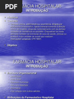 Farmacia Hospitalar Introducao