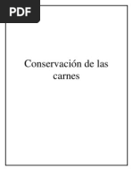 Conservación de Carnes