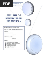 Analisis de Sensibilidad Financiera