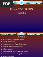 Group Discussion Presentation