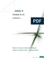 Lectura 3 - Análisis Económico y Financiero Del Proyecto