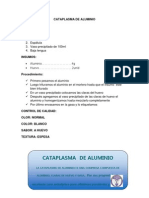 Cataplasma de Aluminio