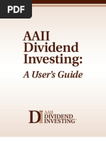 AAII Dividend Investing - User Guide