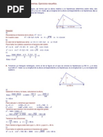 Geometría. Teoremas Resueltos. (4º ESO)