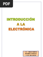 TEMA5 Introduccion A La Electronic A 3 ESO 08 09