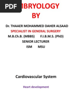 Embryology Cardiovascula Rsystem Development