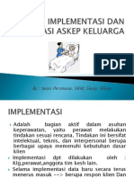 Implementasi Dan Evaluasi Askep Keluarga