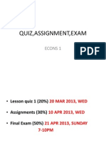 DipCom BA5A ECONS1 Quiz Assignment Exam