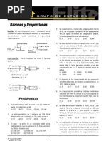 Razones y Proporciones