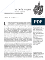 Loic Wacquant - Boxe Capital Corporel PDF