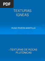 Texturas Ígneas