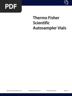 8 Thermo Fisher Autosampler Vials - End User