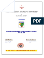 STUDY 0f Marketing Strategy & PRODUCT LINE": A Project ON