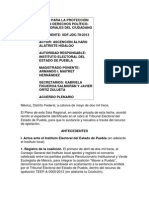 Juicio para La Protección de Los Derechos Políticos