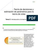 Introduccion Teoria de Colas Modulo 1 Tema 3 y 4