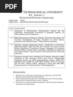 Microprocessor and Interfacing