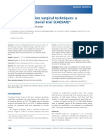 Caesarean Section Surgical Techniques: A Randomised Factorial Trial (CAESAR)