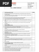 49 - Fall - Arrest Checklist