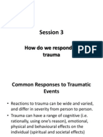 Session 3: How Do We Respond To Trauma