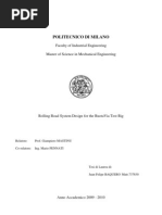 Thesis Felipe Baquero - Rolling Road System Design For The RuotaVia Test Rig