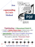 Introduction To The Tight Binding (LCAO) Method