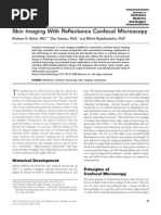 Skin Imaging With Reflectance Confocal Microscopy: Kishwer S. Nehal, MD, Dan Gareau, PHD, and Milind Rajadhyaksha, PHD