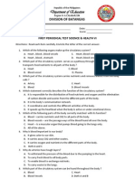 Firsr Periodical Test in Science - Grade VI