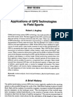 Applications of GPS Technologies To Field Sports, Aughey (2011)