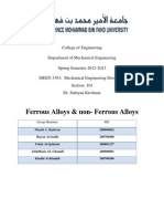 Ferrous Alloys & Non - Ferrous Alloys