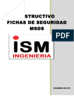 Instructivo Fichas de Seguridad Msds