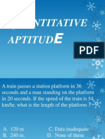 Quantitative Aptitude