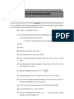 Lista de Probabilidade