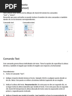 Comandos de Texto Autocad