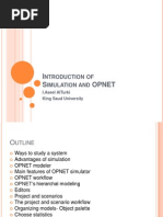 Introduction of Simulation and Opnet