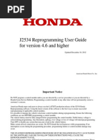 J2534 Reprogramming User Guide For Version 4.6 and Higher: Updated December 18, 2012