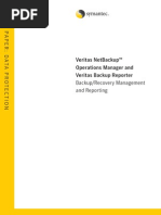 B-Whitepaper Veritas Netbackup Operations Manager and Veritas Backup Reporter 4 2008 11572764.en-Us