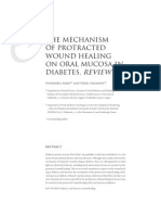 The Mechanism of Protracted Wound Healing On Oral Mucosa in Diabetes