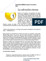 La Salvación Eterna: Fundamentos Bíblicos para El Nuevo Creyente