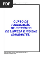 Fabricação de Produtos de Limpeza