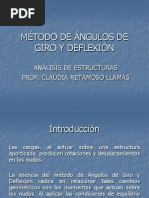 Método de Ángulos de Giro y Deflexión