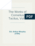 The Works of Cornelius Tacitus, Vol 3 - Ed. Arthur Murphy (1794) 