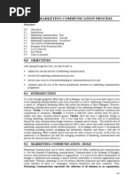 Marketing Communication Process Unit92218