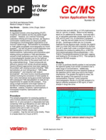 GCMS Analysis of Morphine and Other Opiates in Urine