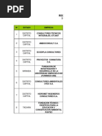 Registro Consultores Ambientales Agosto 2011