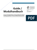 Module Guide / Modulhandbuch