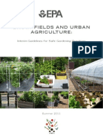 Brownfields and Urban Agriculture:: Interim Guidelines For Safe Gardening Practices