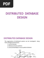 Distributed Database Design 3rd Assignment