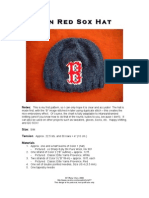 Knit A Boston Red Sox Hat