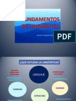 Fundamentos de Lingüística 1